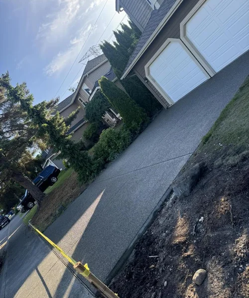 Exposed Aggregate Driveway in Federal Way